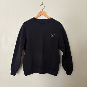 Acne Classic Black Crewneck Sweater